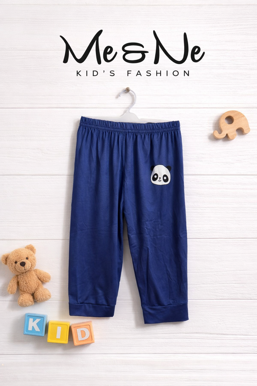 Kids Panda Graphic Two-Piece Set – Comfortable Day/Night Wear