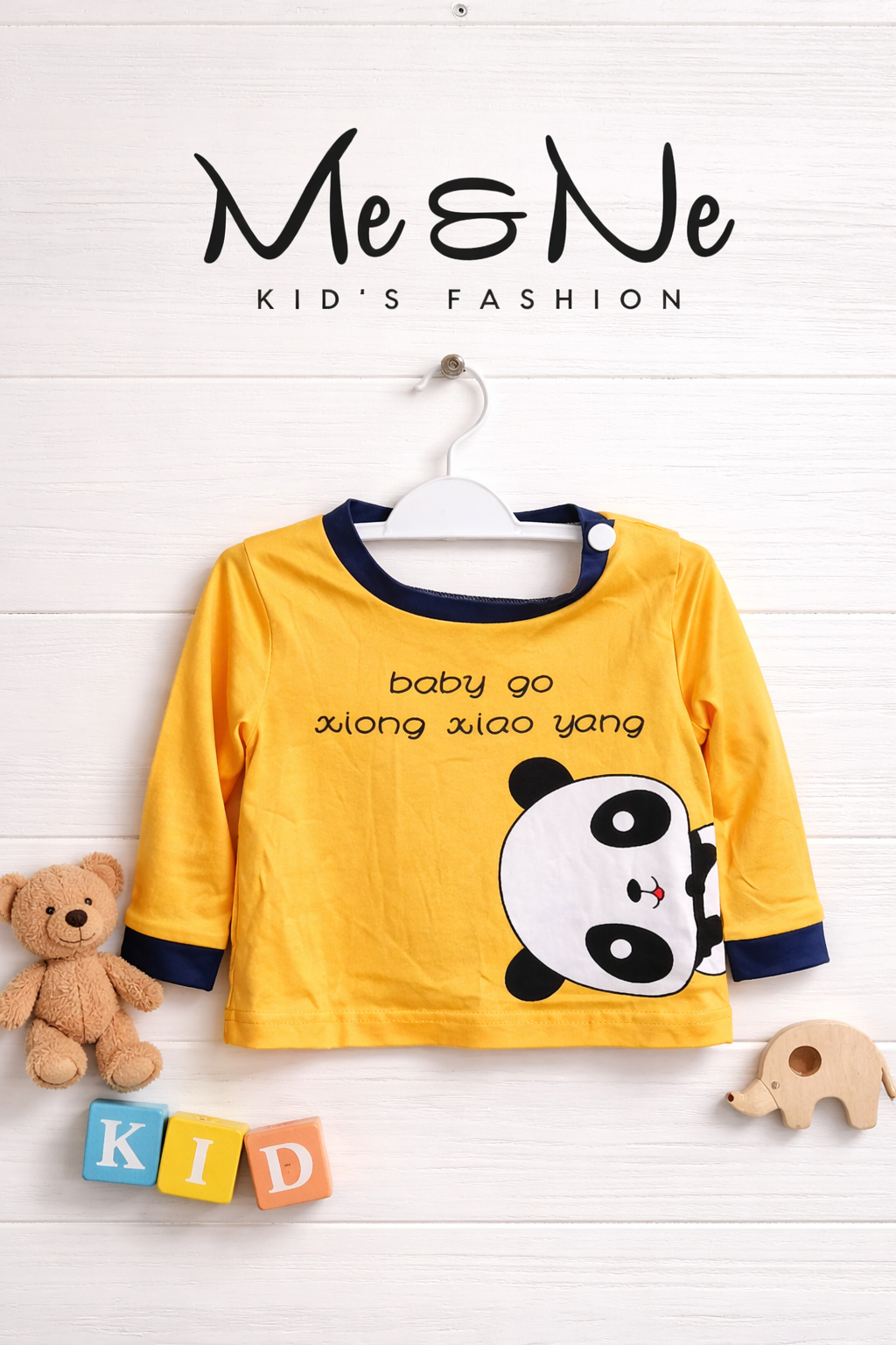 Kids Panda Graphic Two-Piece Set – Comfortable Day/Night Wear