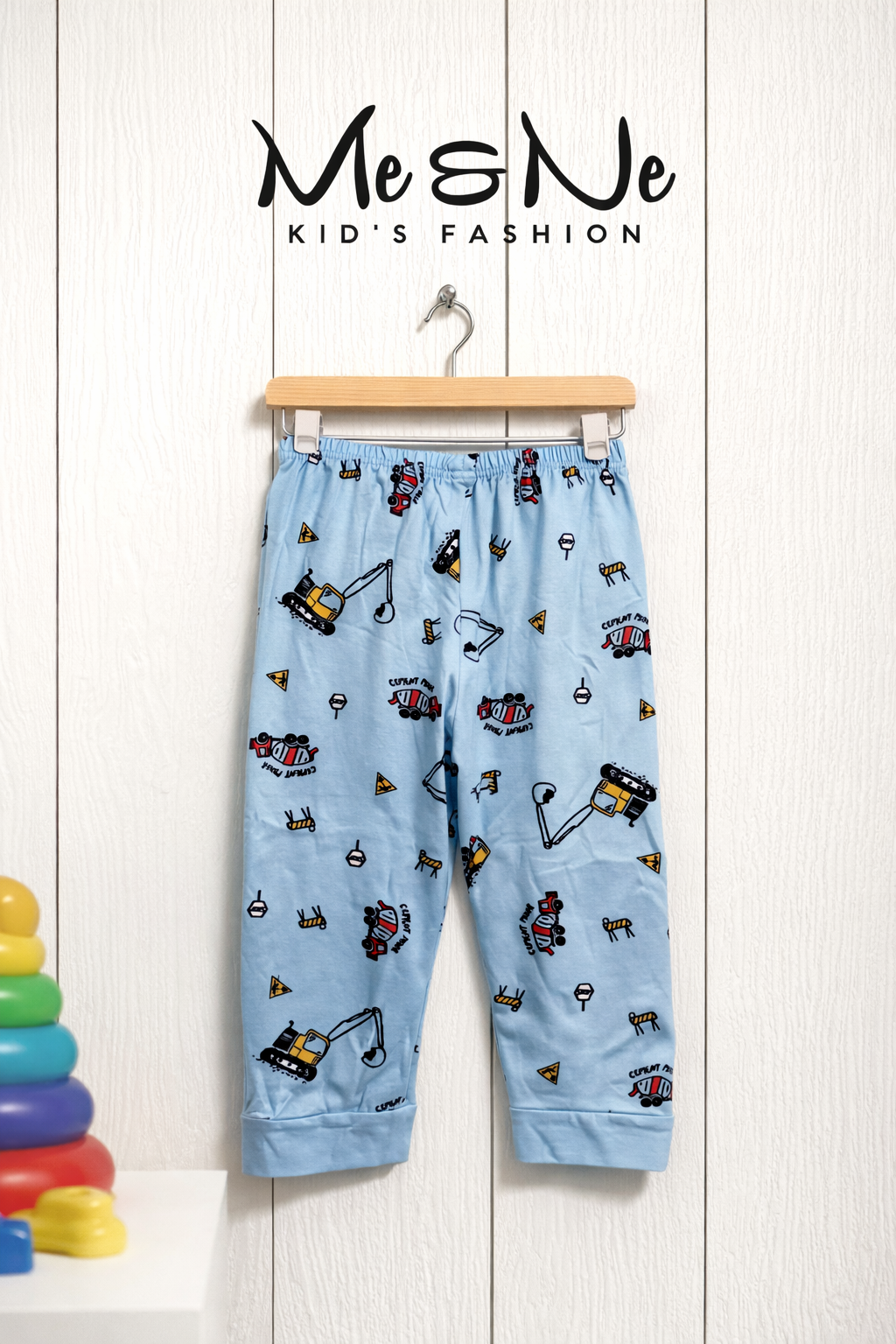 Kids Soft Stretch Digger Outfit – Comfortable Day/Night Wear